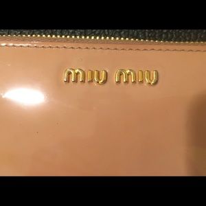Miu Miu long patent wallet